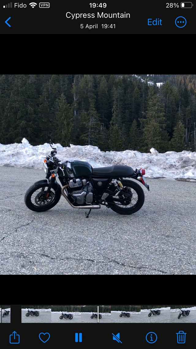 2022 Royal Enfield Continental GT650  in Street, Cruisers & Choppers in Burnaby/New Westminster