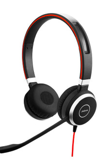 Jabra Evolve 40 On-Ear Sound Isolating Headphones with Mic