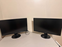Two Computers HDMI LCD monitor for sale