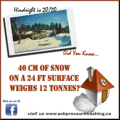 STOP ROOF LEAKS! AOK Roof Snow & Ice Removal, View more