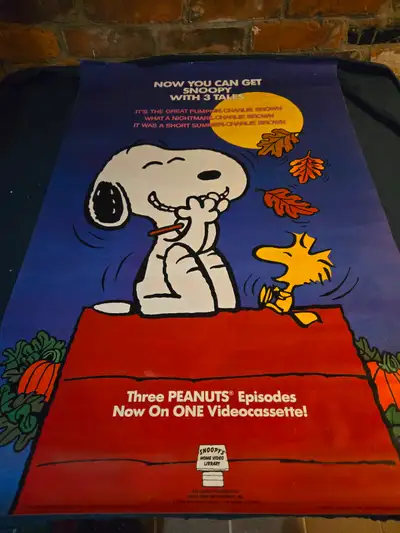 Snoopy Movie Poster 1985 “Now You Get Snoopy With 3 Tales, View more