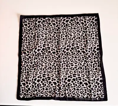 Grey Cheetah Print Bandana, View more