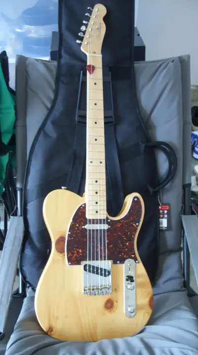 Reduced Price: professional grade Top loader Telecaster Fat Neck, 50's style Knotty Pine Body Vintag...