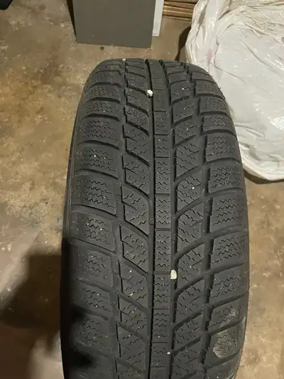 Dynamo 195/65R15 used for one season on set of steel rims. Lots of life left in these tires.