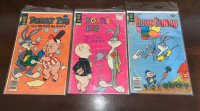 X12 vintage Gold Key comics Porky Pig Bugs Bunny