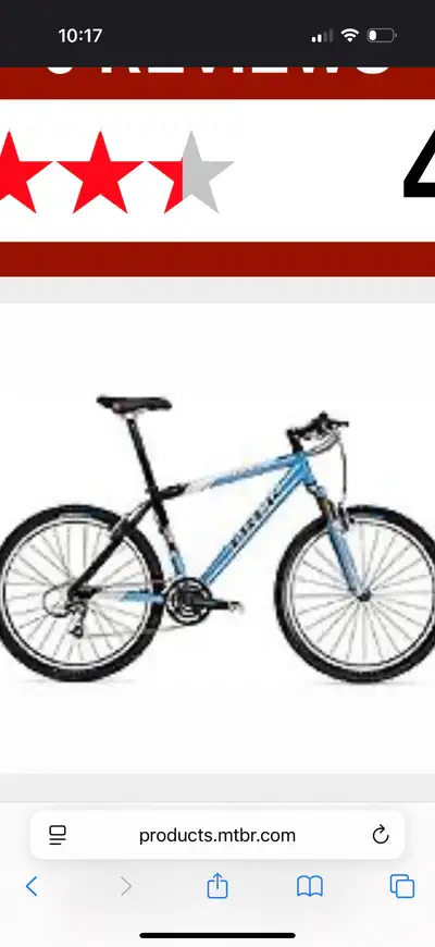 Older trek 8500 mountain bike. Been sitting a few years. Needs rear brake pads and a rear tire and t...