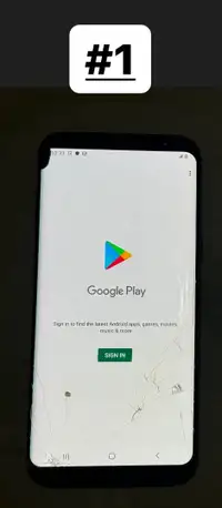 Samsung S8 Plus Cracked Devices For Sale
