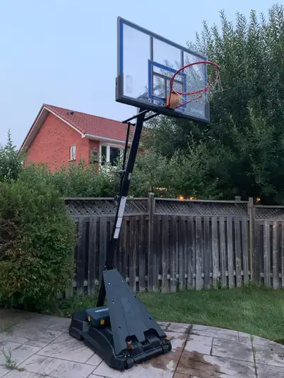 Spalding Hercules Acrylic Basketball Backboard, Hoop & Net, 50in, View more