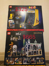 Lego 10323 PAC-MAN Arcade & THE LORD OF THE RINGS: RIVENDELL