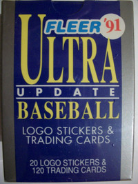 1991 FLEER ULTRA ... FACTORY UPDATE SET … 120 Cards, 20 Stickers