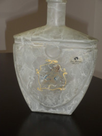 Vase en verre satiné par Murano Italie