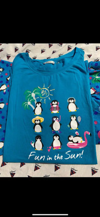 La Vie En Rose PJ Set with Shirt- Caribbean Sea Colour