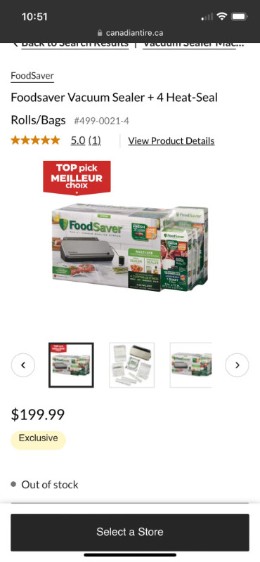 FoodSaver vacuum sealer (BRAND NEW IN BOX) in Other in City of Halifax - Image 2