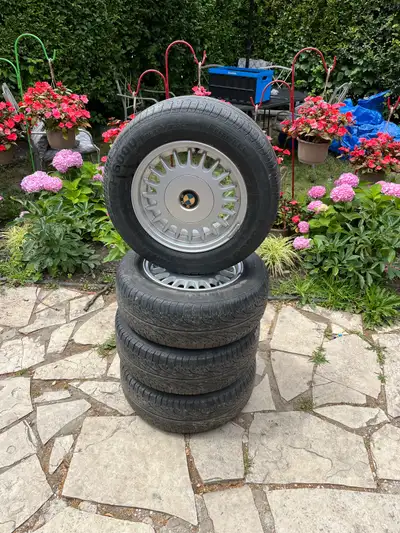 BMW e32 rims (came off a 1989 735i) 15” 5 bolt rims Fair condition scuffs and scratches, will need n...