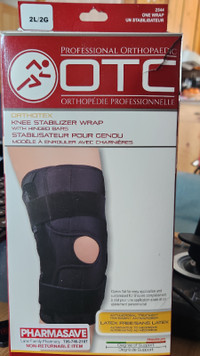 OTC KNEE STABILIZER WRAP WITH HINGED BARS