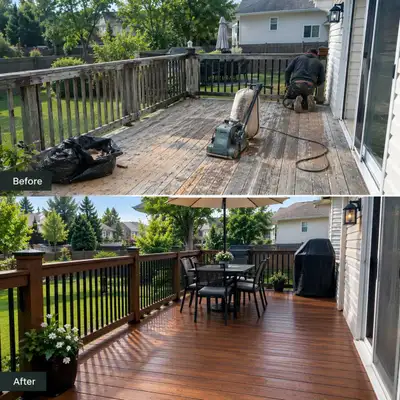 Outdoor Wood & Fence Painting Services, View more