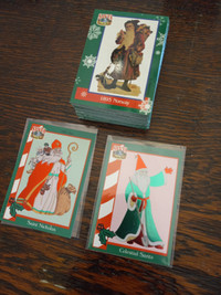 Non Sports Cards Santa Around The World Set Plus 2 Foil Inserts