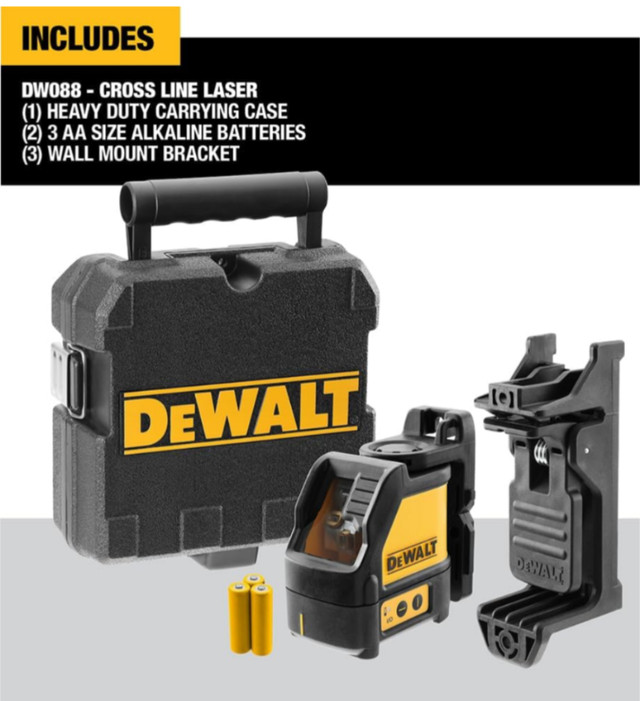 Dewalt DW088 RED LASER chalk line in Hand Tools in City of Toronto