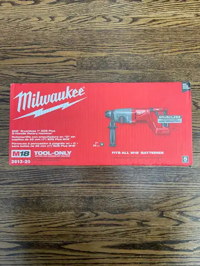 BRAND NEW-Milwaukee M18 SDS Plus Rotary Hammer, View more