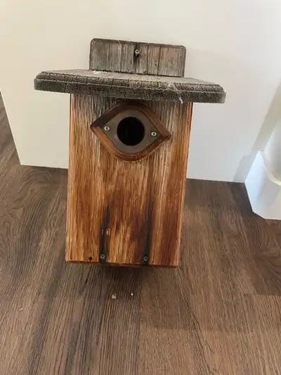 wooden bird house , View more