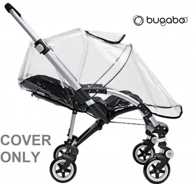 Bugaboo Bee+ Raincover 0.3MM PVC: Clear in Strollers, Carriers & Car Seats in Markham / York Region - Image 2