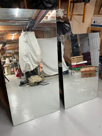 2 large wall mirrors FREE, View more