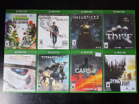 Lot de jeux Xbox One (10$ chaque)