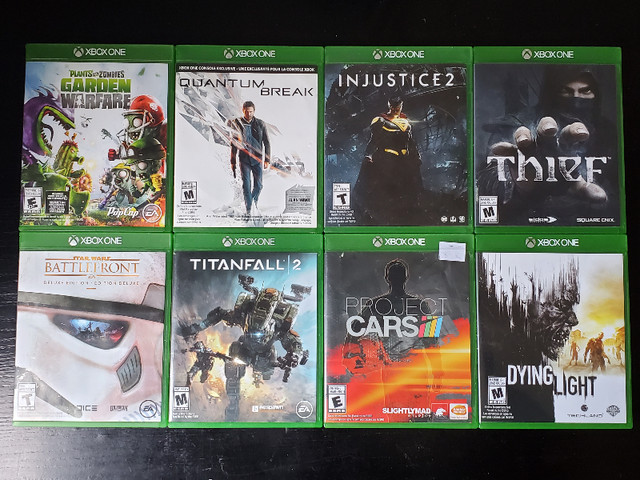 Lot de jeux Xbox One (10$ chaque) dans XBOX One  à Ville de Montréal