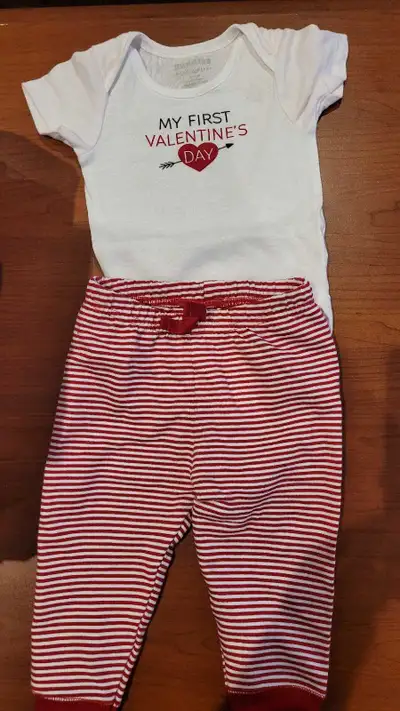 Valentines outfit (6-9m, worn once), View more