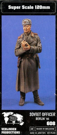 Verlinden 120mm WWII Soviet Officer Berlin 1945 Resin Figure Kit