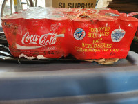 1992 Toronto Blue Jays commemorative World Series Coca Cola cans