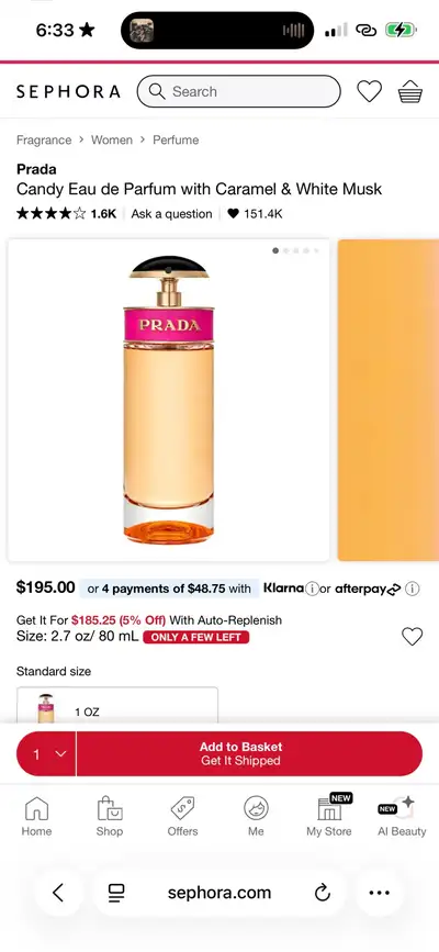 Prada Candy perfume, View more