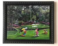 Mickey and Minnie at Augusta Painting