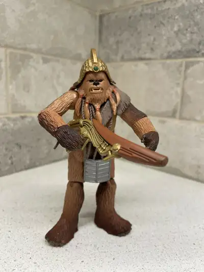 Star Wars Hasbro Chewbacca Action Figure LFL 2004 Star Wars Hasbro Chewbacca Action Figure Toy 5" Ta...