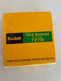 Old Kodak Super 8 Tri-X Reversal Film 7278 Cartridge 50ft Sealed