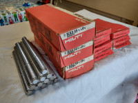 NEW OLD STOCK 28 HILTI 9 5/8IN x 3/4in STAINLESS STEEL ANCHOR BO