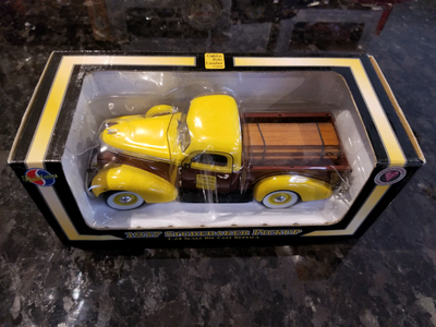 1:24 Diecast Crown Jewels 1937 Studebaker Pickup Golden Lumber, View more
