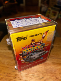 Back to the Future II Topps Set w/Stickers 1989 Showcase 319