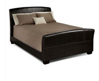 New Faux leather Queen bed headboard, footboard with side panels