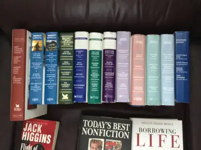 Downsizing my book collections. Many hard cover Readers Digest books that I've collected over the ye...