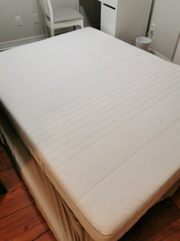 MYRBACKA Memory foam mattress, firm/white, Queen