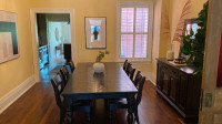 Dining room table with leafs (Pottery Barn)