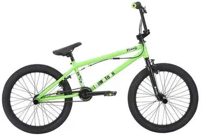 Haro Downtown 20.3 Inch Top Tube BMX Bike in Gloss Lime, View more