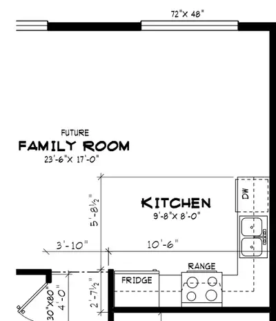BROCK 2 BEDROOM 1.5 BATHROOM SUITE