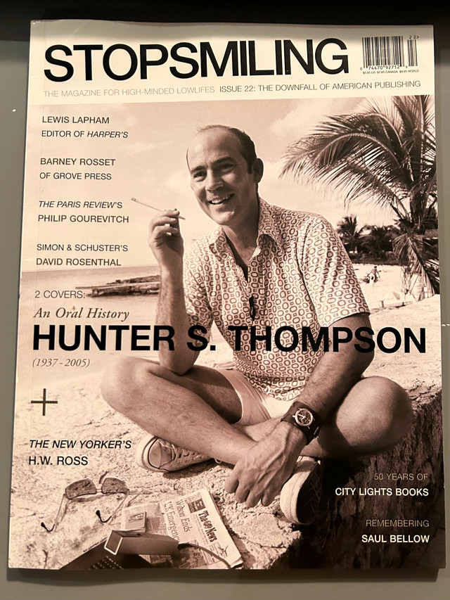 Hunter S. Thompson: Stop Smiling Magazine in Magazines in Kitchener / Waterloo
