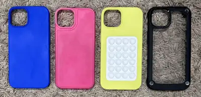 iPhone 13/14 cases *Price negotiable* 4 available - blue - pink -yellow - clear/black Smoke/pet free...