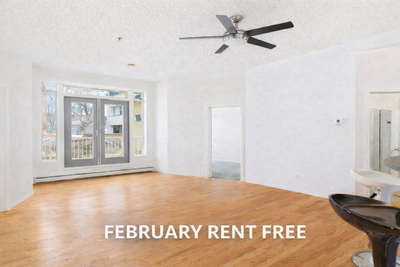 ✨ FREE RENT FOR FEBRUARY — MOVE IN NOW! ✨ Imagine starting your day on a sunny south-facing balcony...