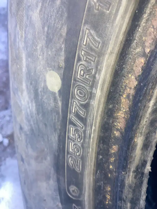 nice winter tires 255/55R17 for $250 firm in Tires & Rims in Renfrew - Image 4