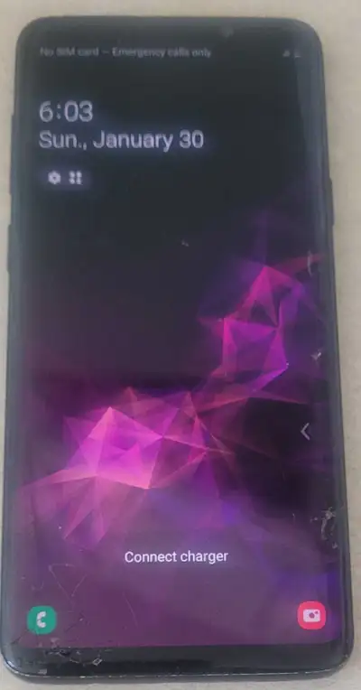 Samsung  S9, 64gb, unlock, crack/spot, working, $70 final price, View more