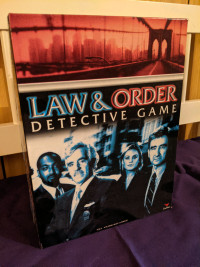 Law & Order Detective Board Game - Brand New!